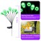 Solar Halloween Lights Outdoor,Halloween Decorations Outdoor, Scary Halloween Eyeball Lights,2PACKS 16LED,IP65 Waterproof,Halloween Decor for Garden/Yard/Patio/Lawn/Pathway(Green)